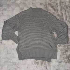 Cozy Gray Knit Sweater